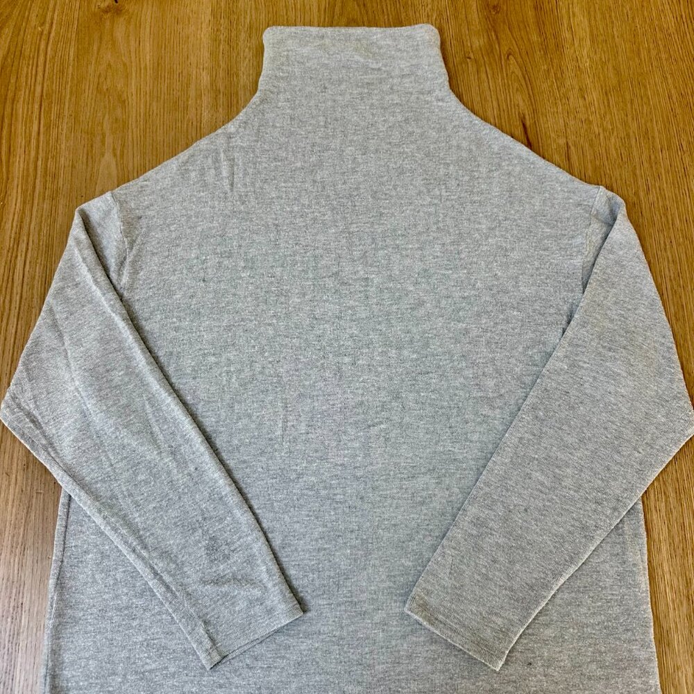 Reformation Cowl Neck Sweater- Gray (Large)